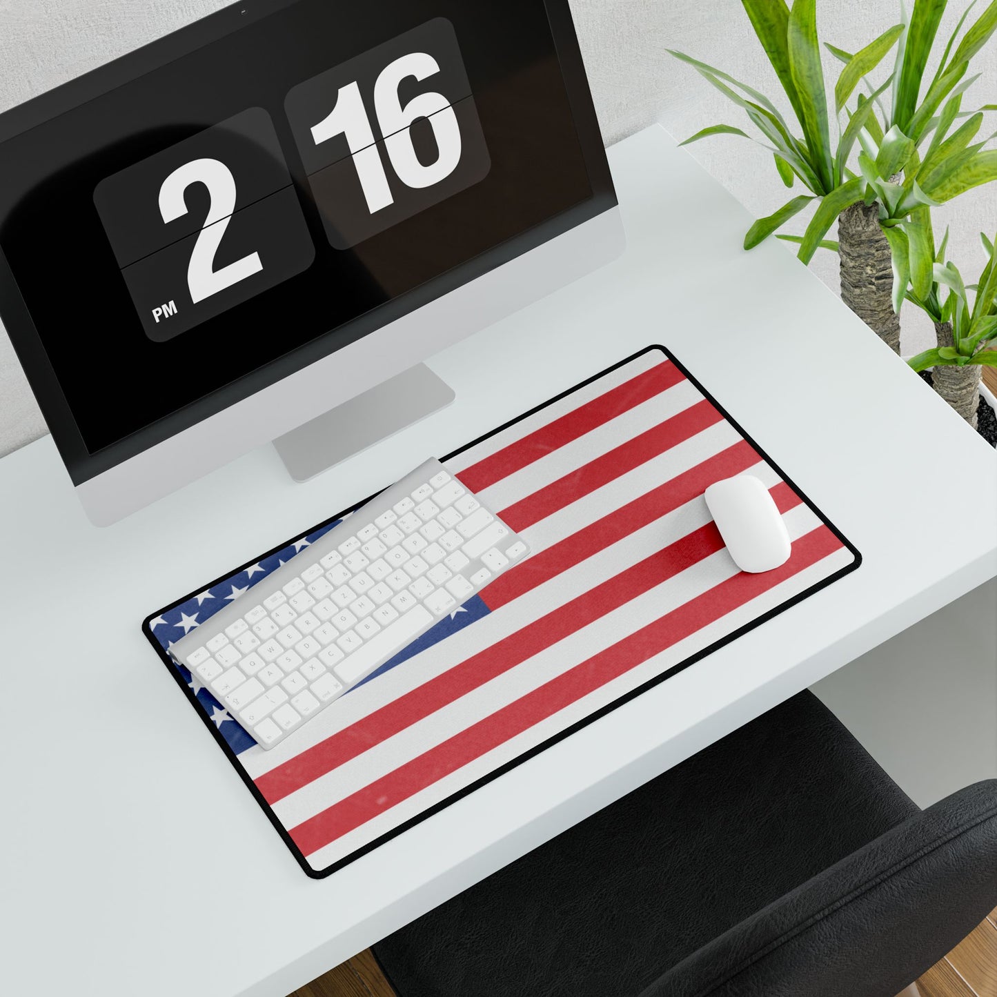 Patriotic Desk Mat - American Flag Desk Pad, Home Office Decor, Gamer Mat, USA Pride, Independence Day Gift
