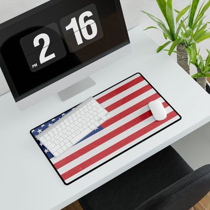 Patriotic Desk Mat - American Flag Desk Pad, Home Office Decor, Gamer Mat, USA Pride, Independence Day Gift