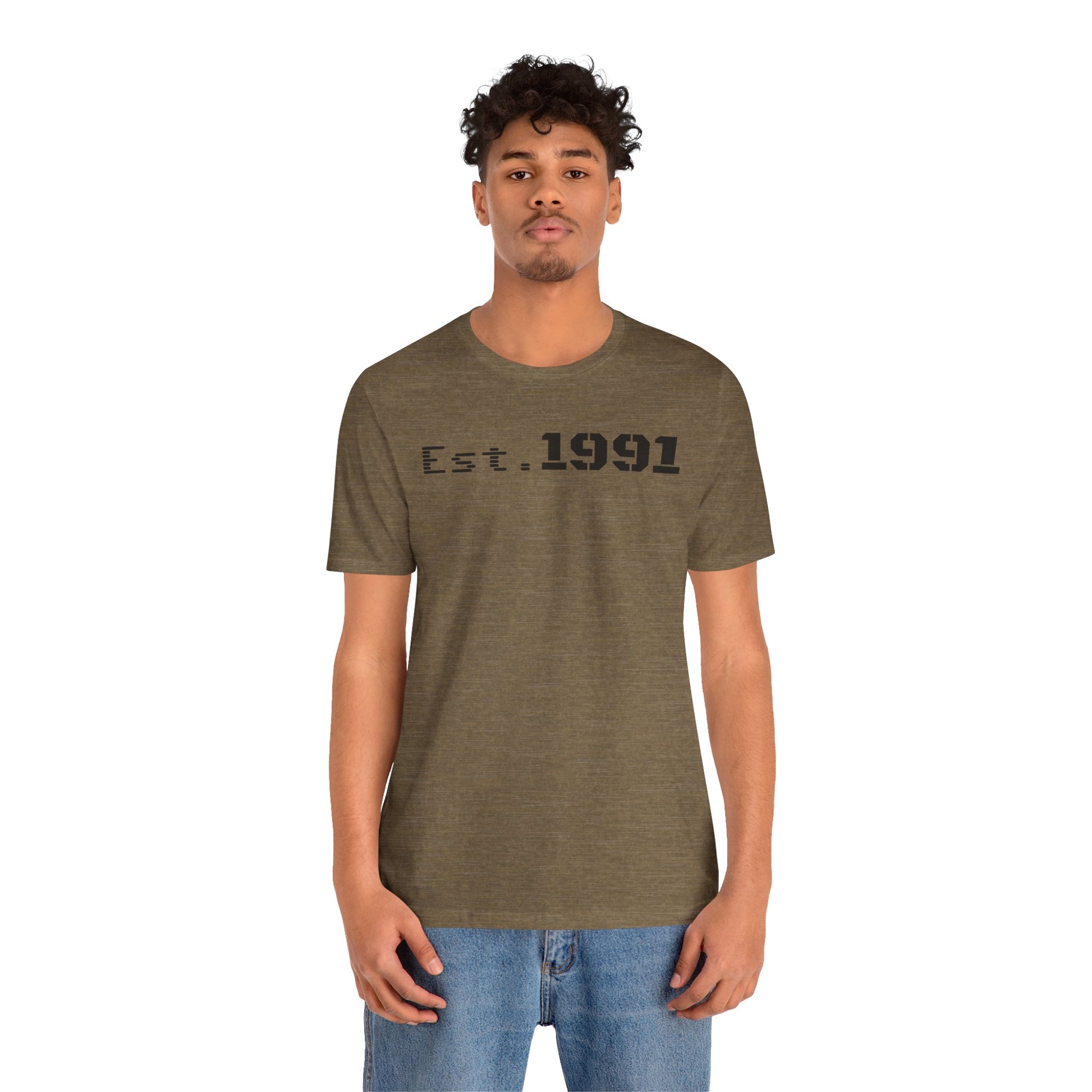 Established 1991 Unisex Jersey Tee | Vintage Anniversary Gift | Casual Wear, Birthday Shirt, Retro Style, Statement Tee, Gift for Him/Her - TRV