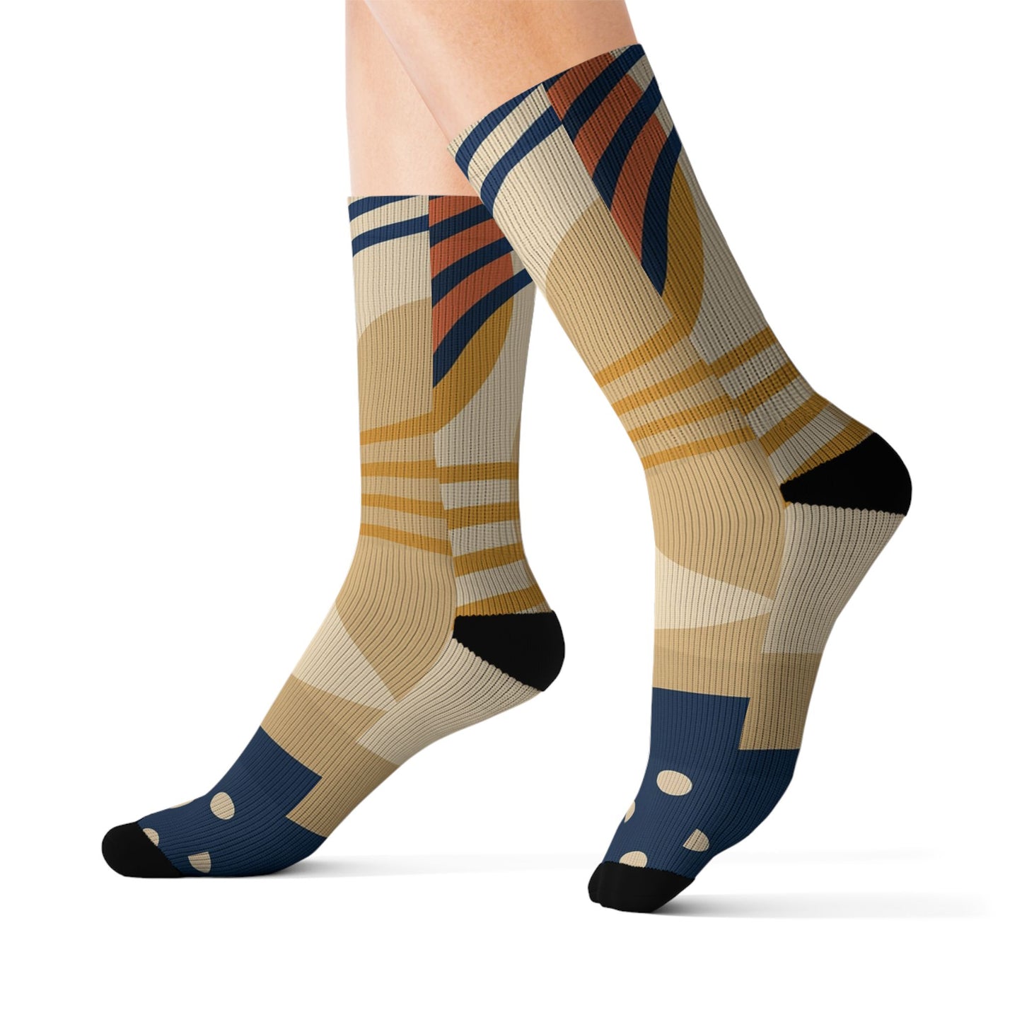 Sublimation Abstract Socks