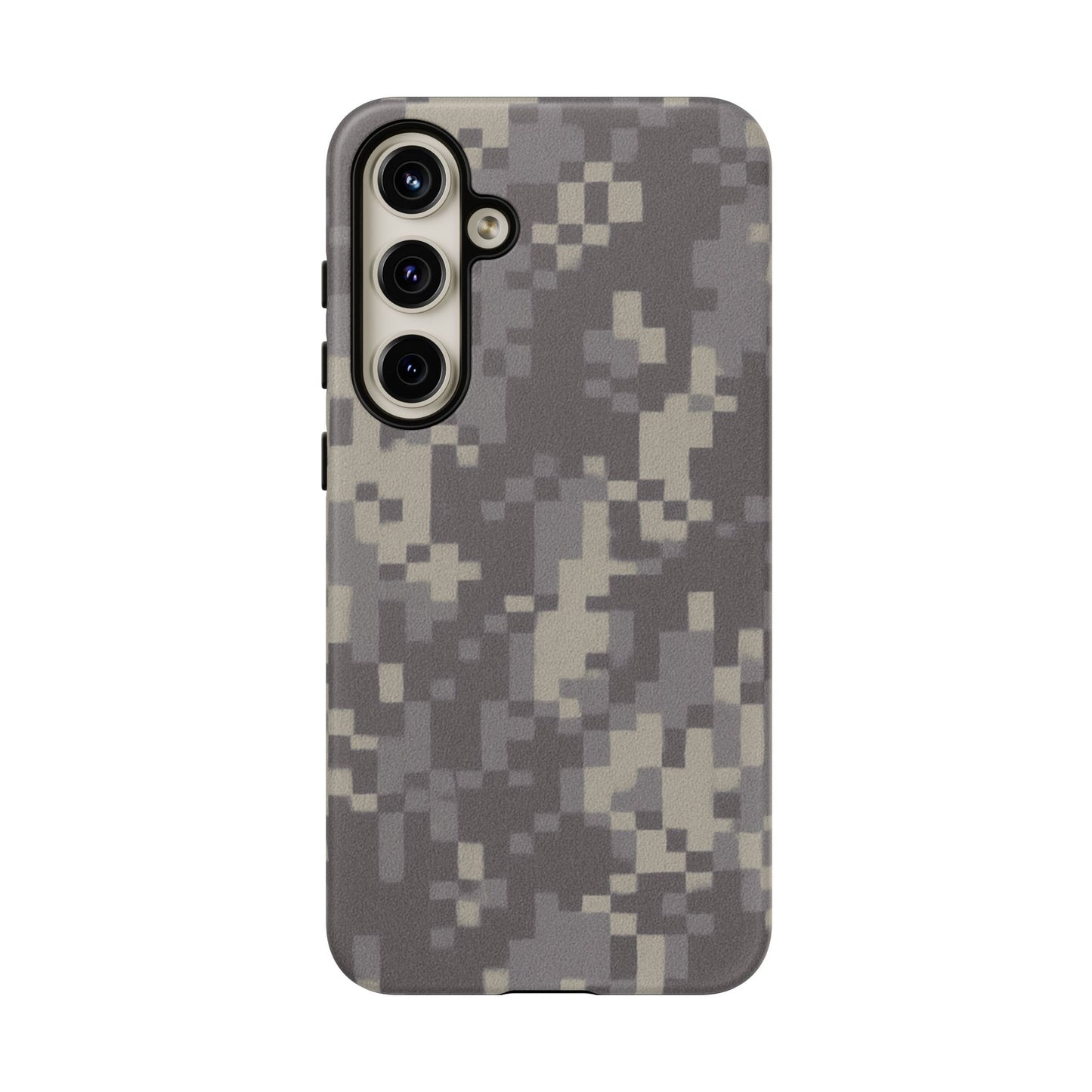 Digital camouflage tough phone case by Printify, rugged protective cover for smartphones with digital camo pattern.