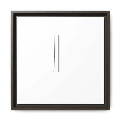 Minimal Line Art | Matte Canvas Framed