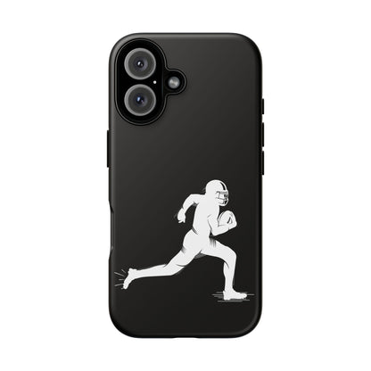 Football Player Phone Case, Tough Cases, Sports Phone Cover, Gift for Athletes, iPhone & Samsung Accessories, Running Player Design - TRV