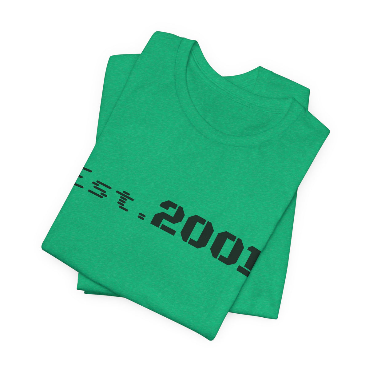 Retro minimalist Est. 2001 graphic T-shirt by Printify featuring a simple design and clean text on a casual crew neck tee.