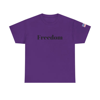 Freedom script tee | T-Shirt, American flag sleeve - TRV