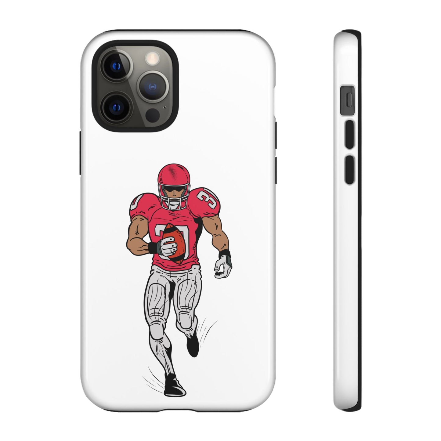 Football Player Tough Case, Sports Phone Cover, Athlete Gift, Tough Phone Case, Fall Sports, Football Lover's Accessory - TRV