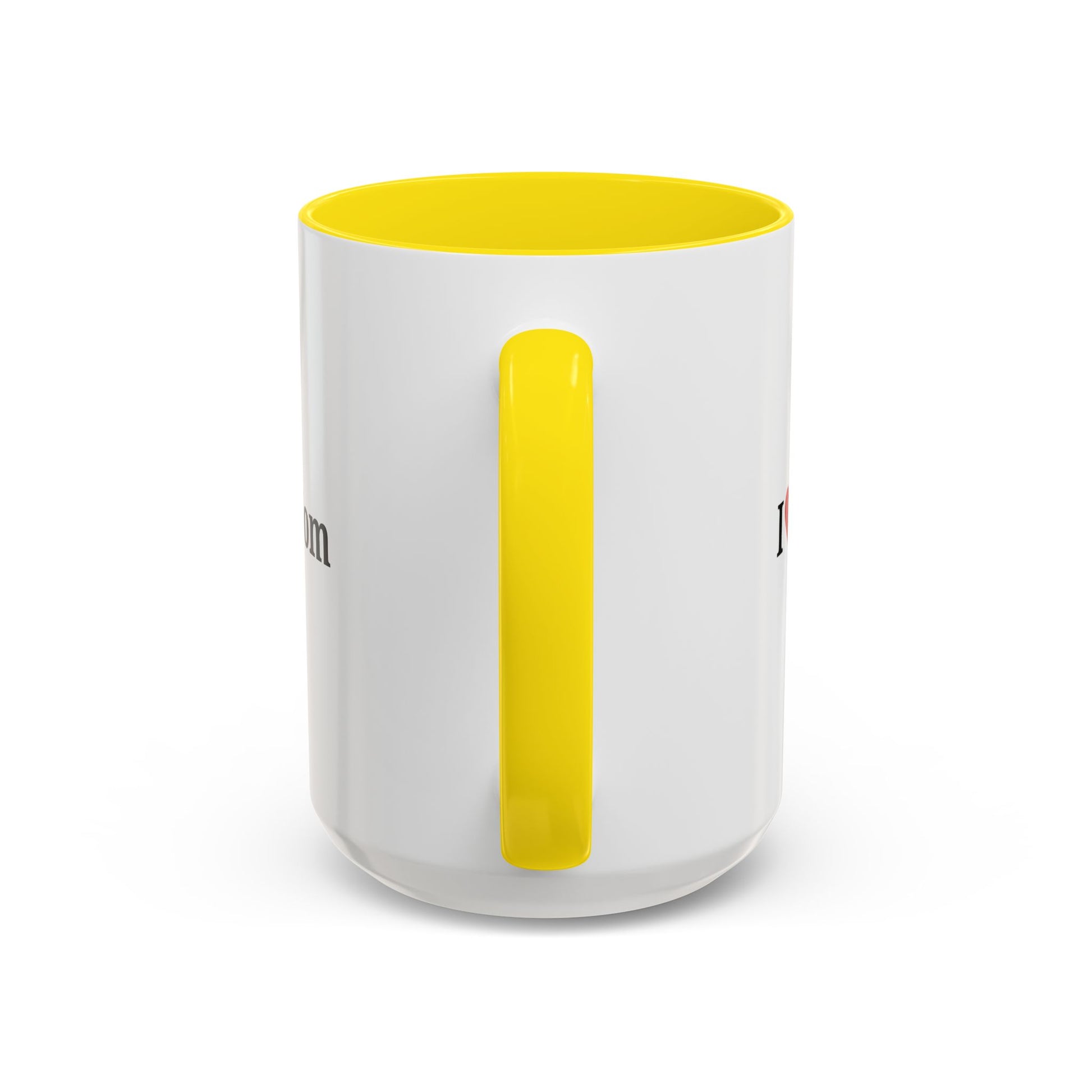 I Love Mom Accent Coffee Mug - Perfect Gift for Mother's Day & Special Occasions - TRV