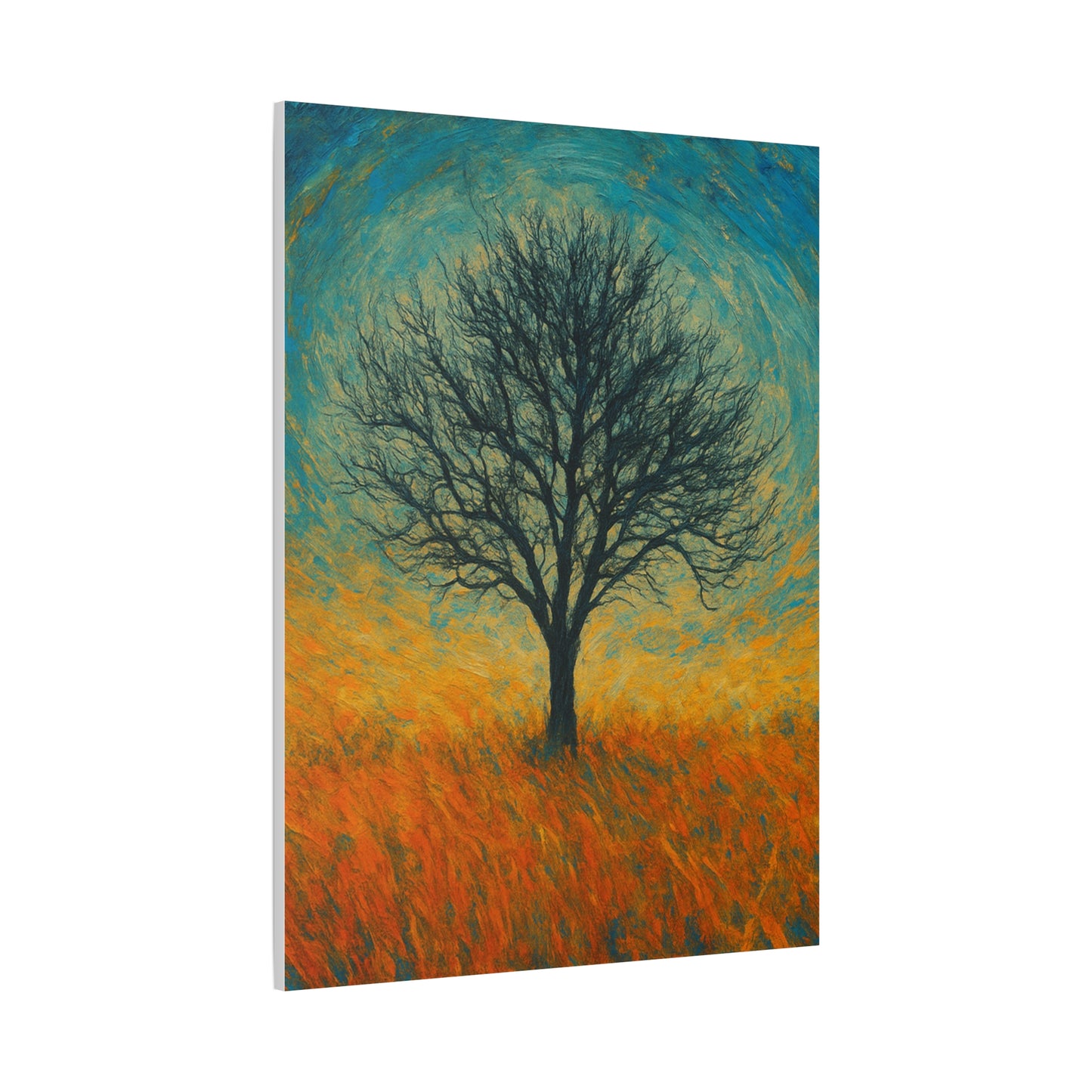 Artistic Tree Canvas Wall Art, Matte Stretched Canvas, Natural Decor for Home, Office, Gift for Nature Lovers, Bohemian Wall Decor