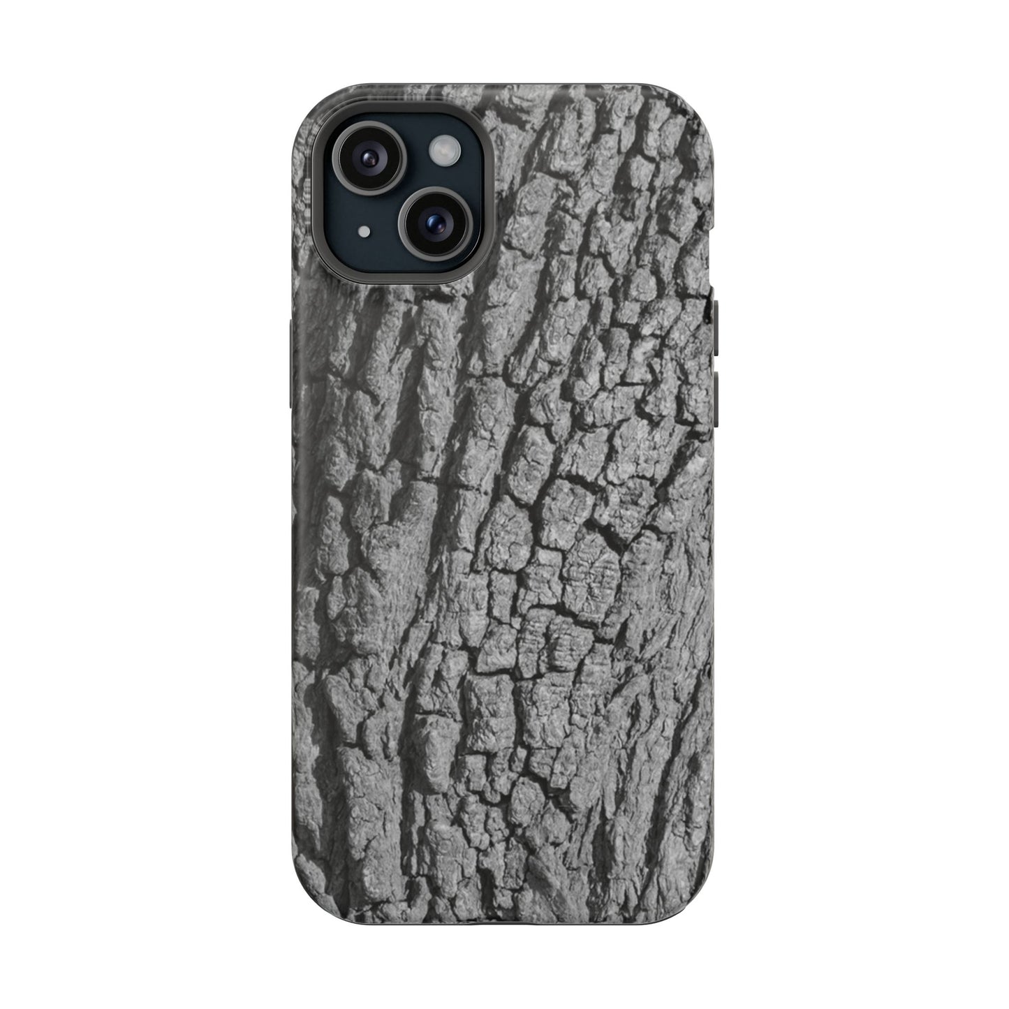 Bark Texture Magnetic Impact Phone Case