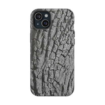 Bark Texture Magnetic Impact Phone Case