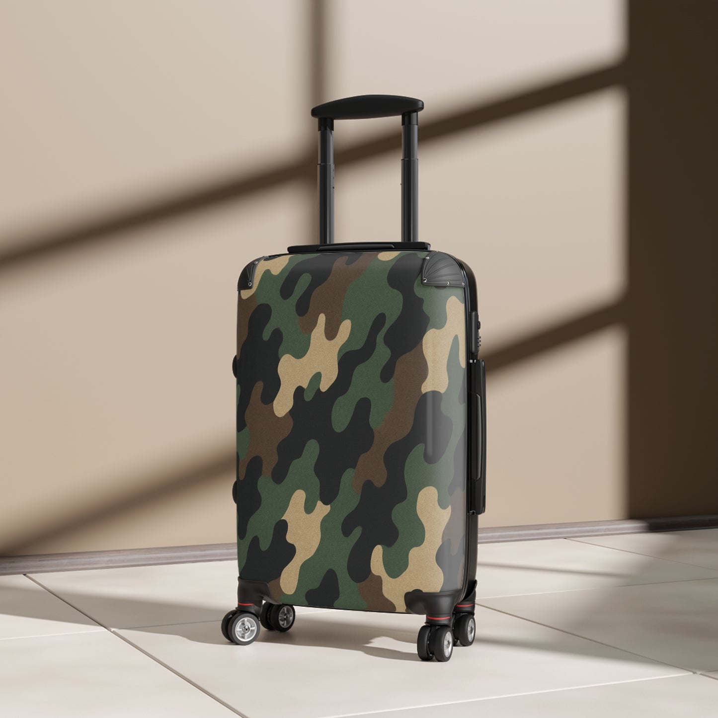 Camouflage Carry-On Suitcase – Military Camo Travel Luggage