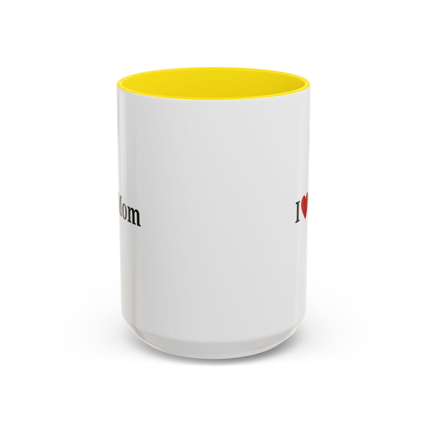 I Love Mom Accent Coffee Mug - Perfect Gift for Mother's Day & Special Occasions - TRV
