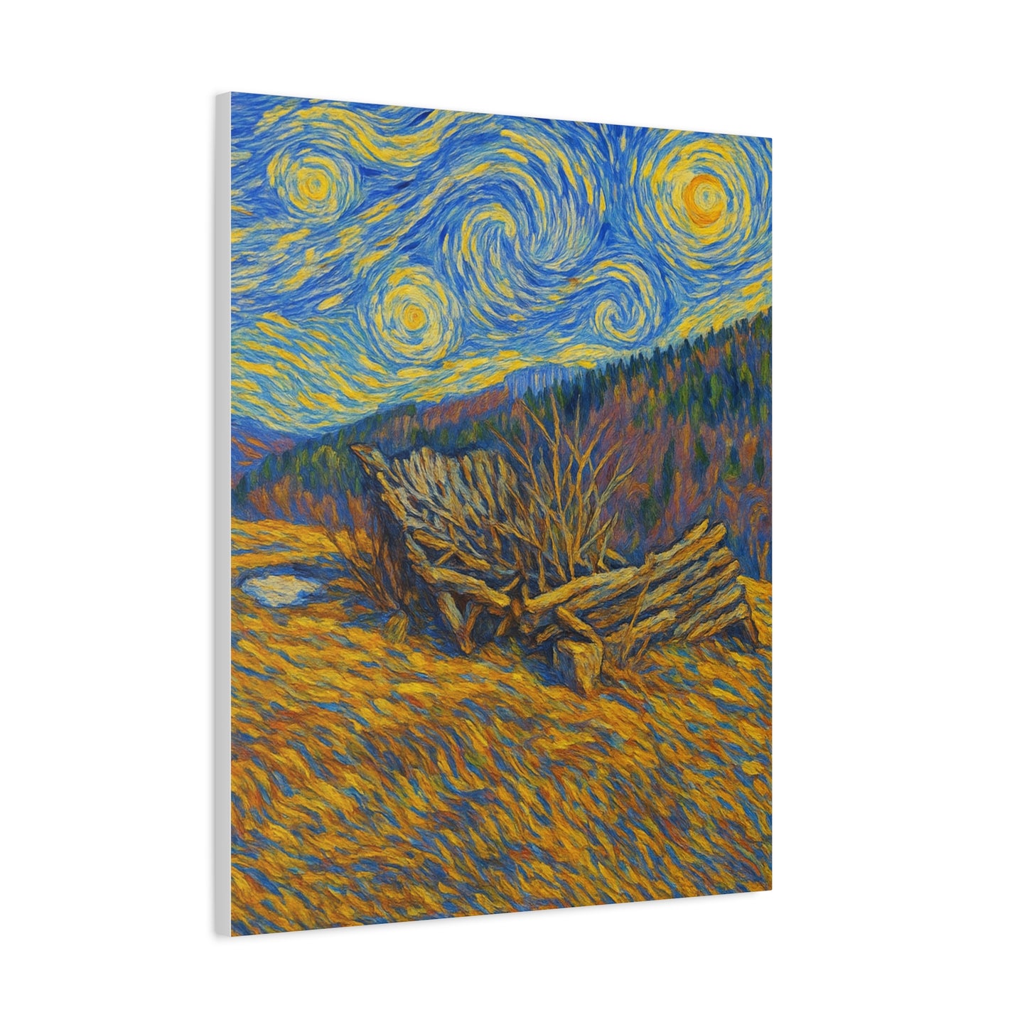 Artistic Van Gogh Style Canvas Wall Art, Nature Inspired Decor, Home Aesthetic, Gift for Art Lovers, Gallery Wall Piece, Living Room Decor, [...] - TRV