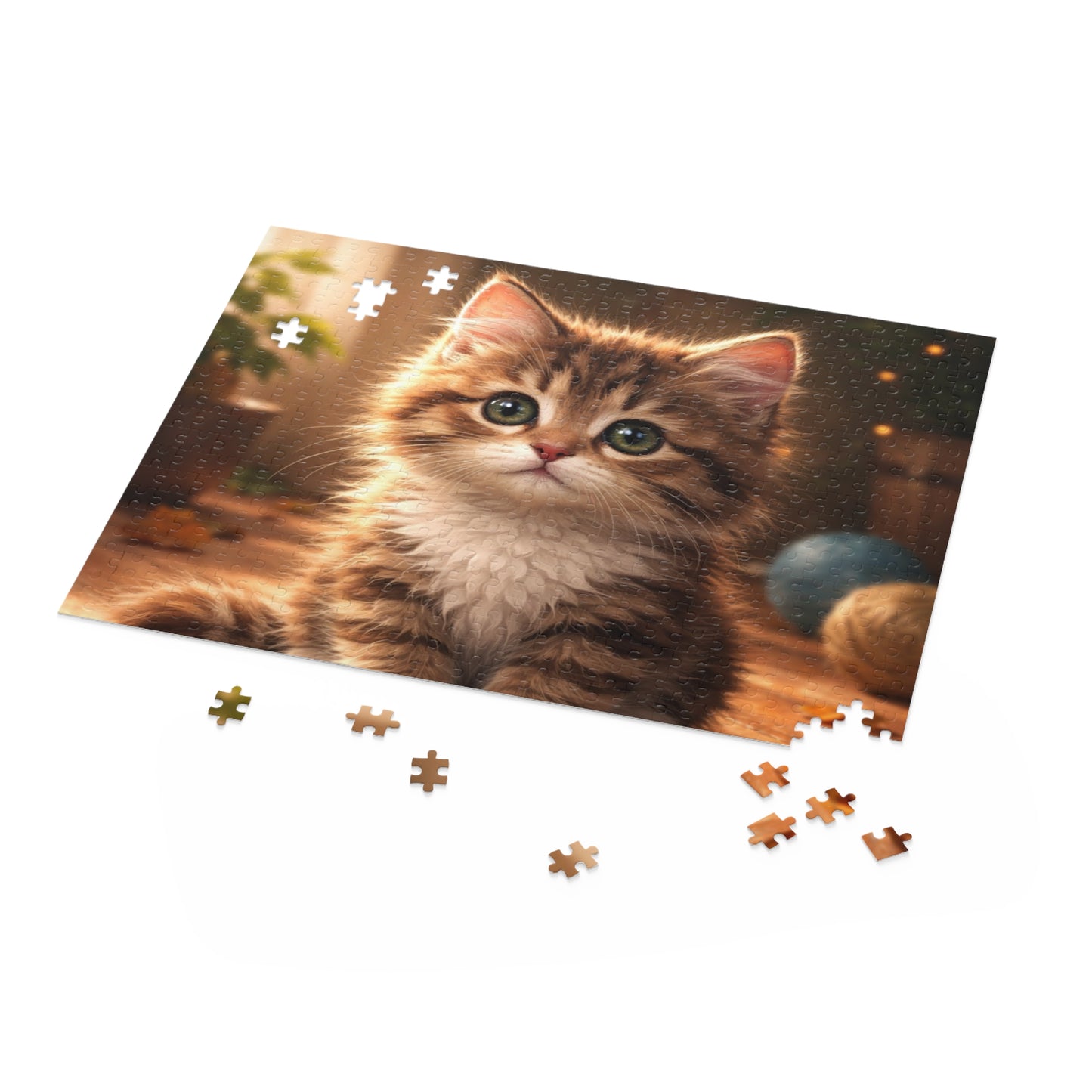 Adorable Tabby Kitten Puzzle