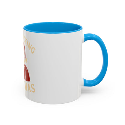 Merry Fucking Christmas Mug — Funny Santa Middle Finger Coffee Cup (11oz & 15oz)