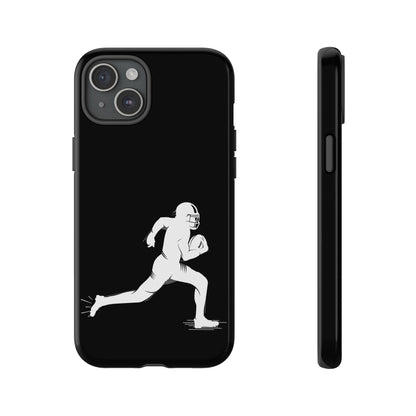 Football Player Phone Case, Tough Cases, Sports Phone Cover, Gift for Athletes, iPhone & Samsung Accessories, Running Player Design - TRV