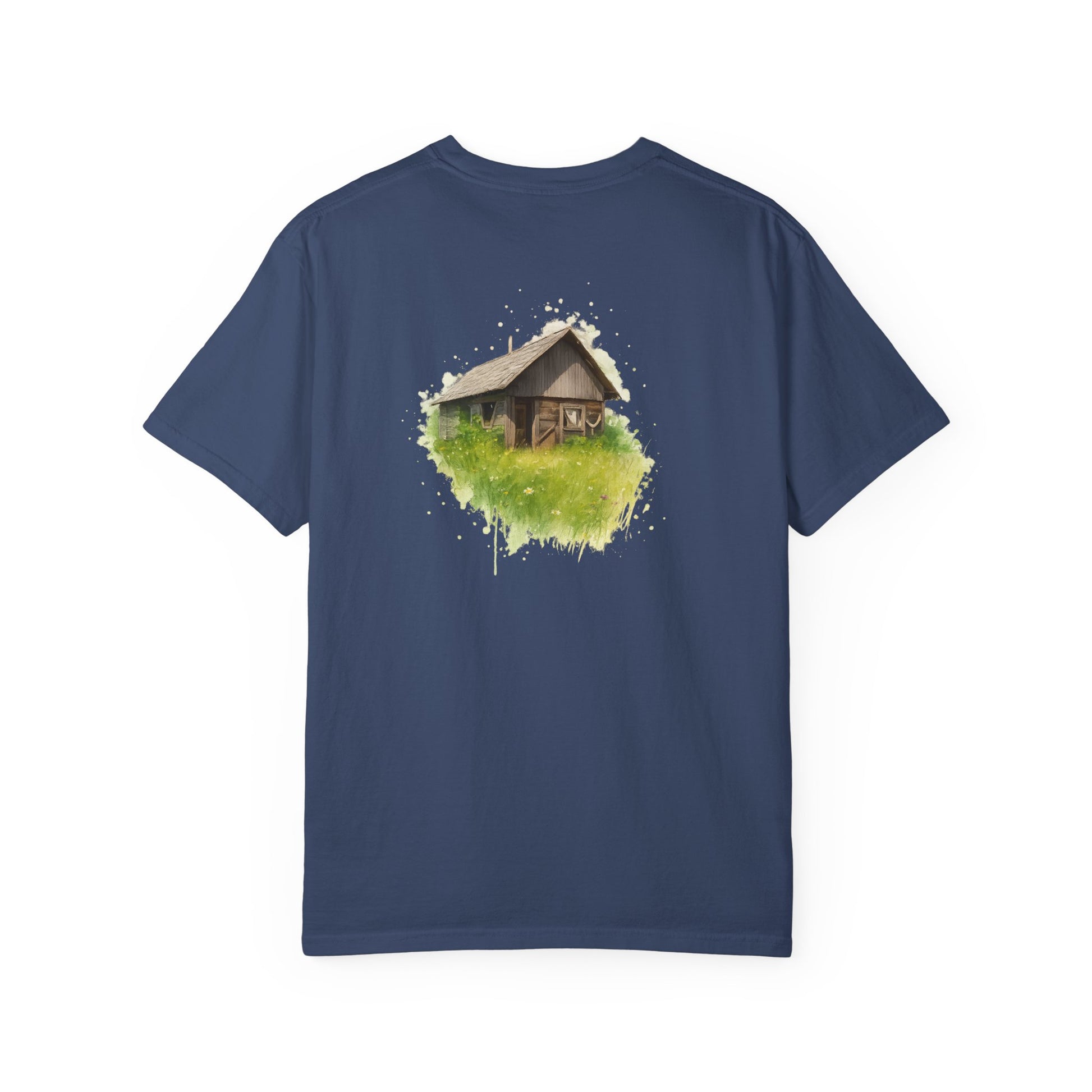 Nature-Inspired Unisex Garment-Dyed T-Shirt, Eco-Friendly Tee, Summer Casual Wear, Gift for Nature Lovers, Relaxed Fit T-Shirt - TRV