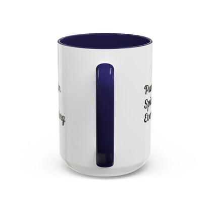 Pumpkin Spice Everything Accent Coffee Mug — Fall Seasonal 11/15oz
