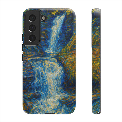 Artistic Phone Case - Waterfall Design, Unique Gift, Phone Accessory, Nature Lover, Original Artwork - TRV