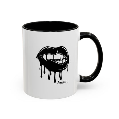 Vampire Lip Accent Coffee Mug - 11oz & 15oz - Unique Halloween Gift