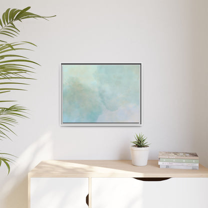 Soft Abstract Pastel Watercolor Matte Canvas