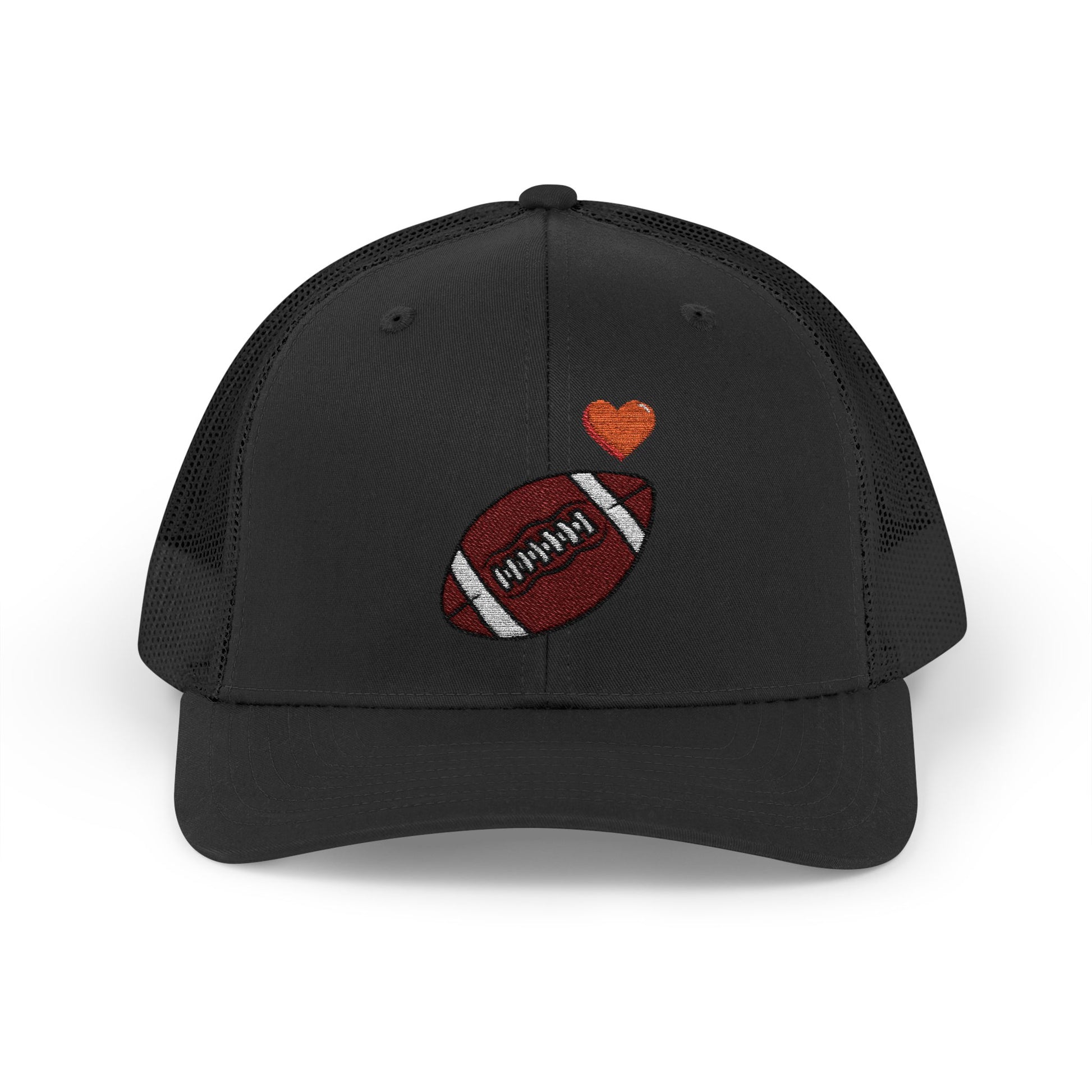Football Love Snapback Trucker Cap, Sports Hat, Gift for Sports Fans, Casual Wear, Outdoor Activities - TRV