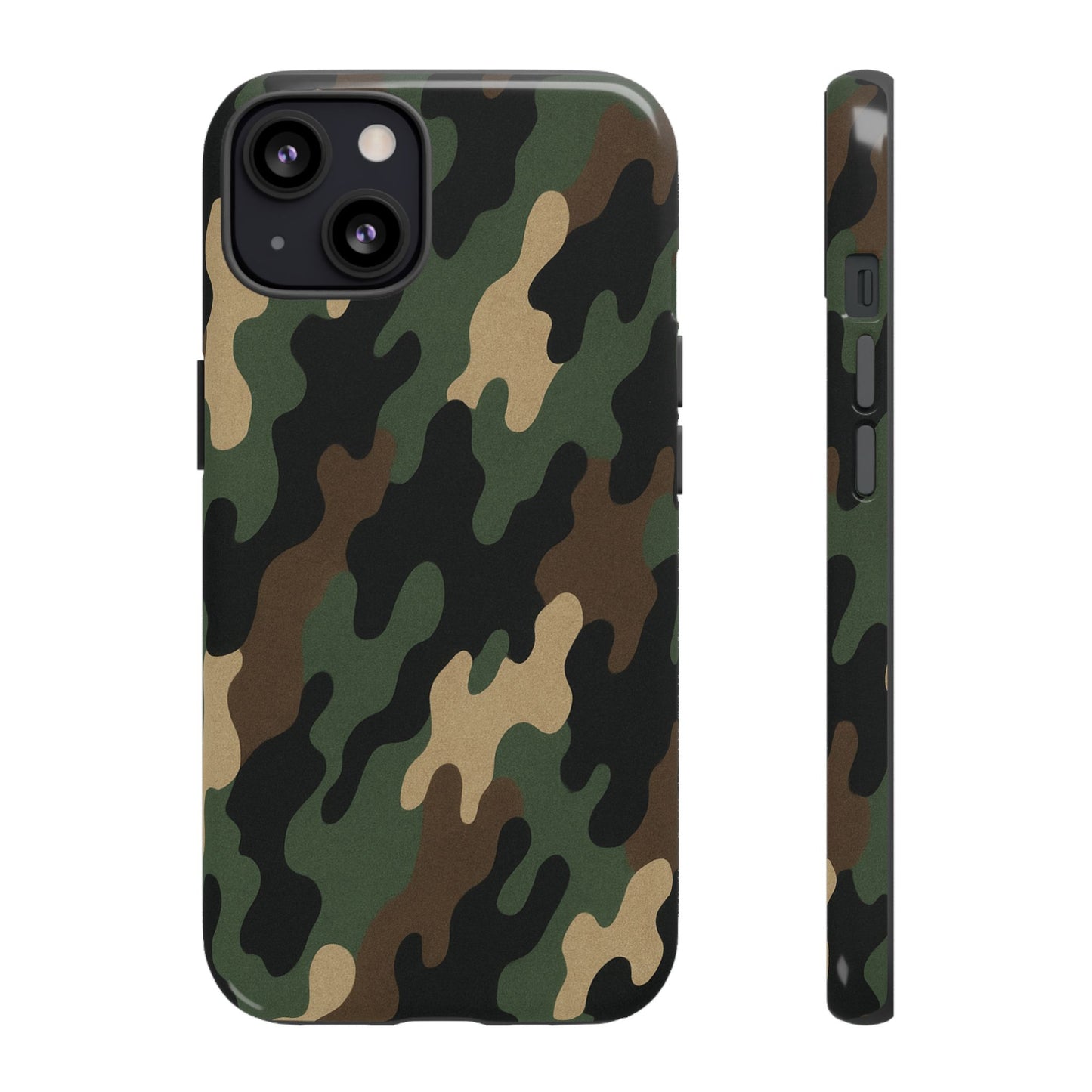 Camouflage Phone Case, Tough Cases, Military Style, Unique Phone Accessories, Gift for Him, Durable Phone Cover - TRV