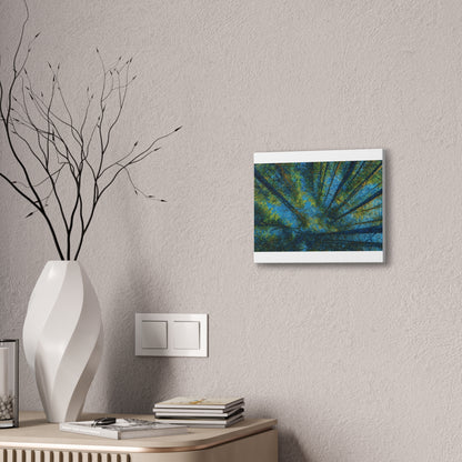 Canvas Wall Art, Forest Perspective Print, Nature Decor, Home & Office Art, Rustic Wall Hanging, Tree Art for Nature Lovers - TRV