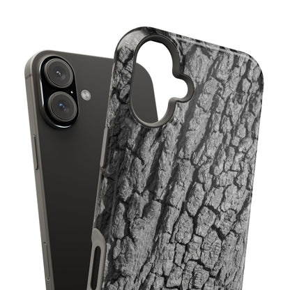 Bark Texture Magnetic Impact Phone Case