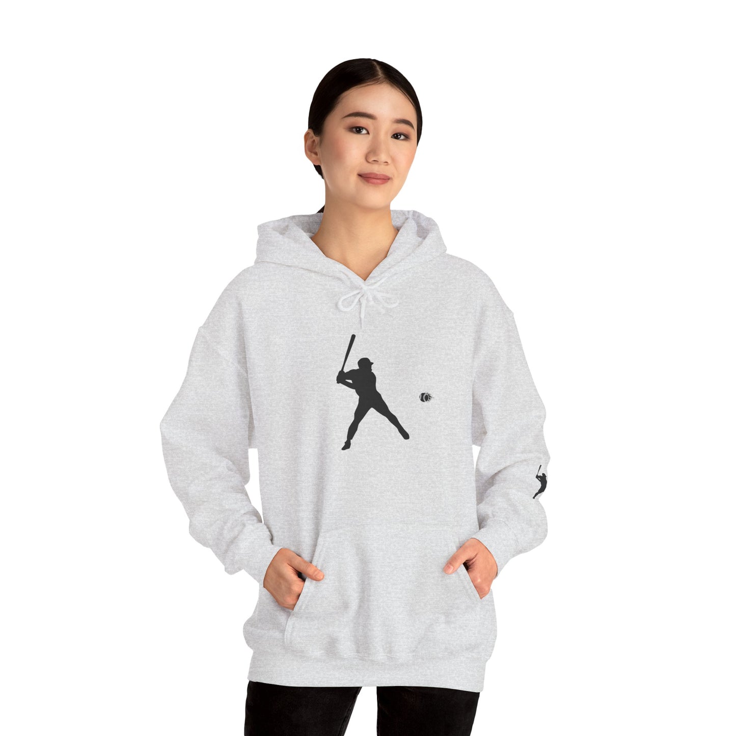 Baseball Themed Unisex Hoodie, Streetwear, Sports Fan Sweatshirt, Gift for Athletes, Casual Wear, Fall Fashion - TRV