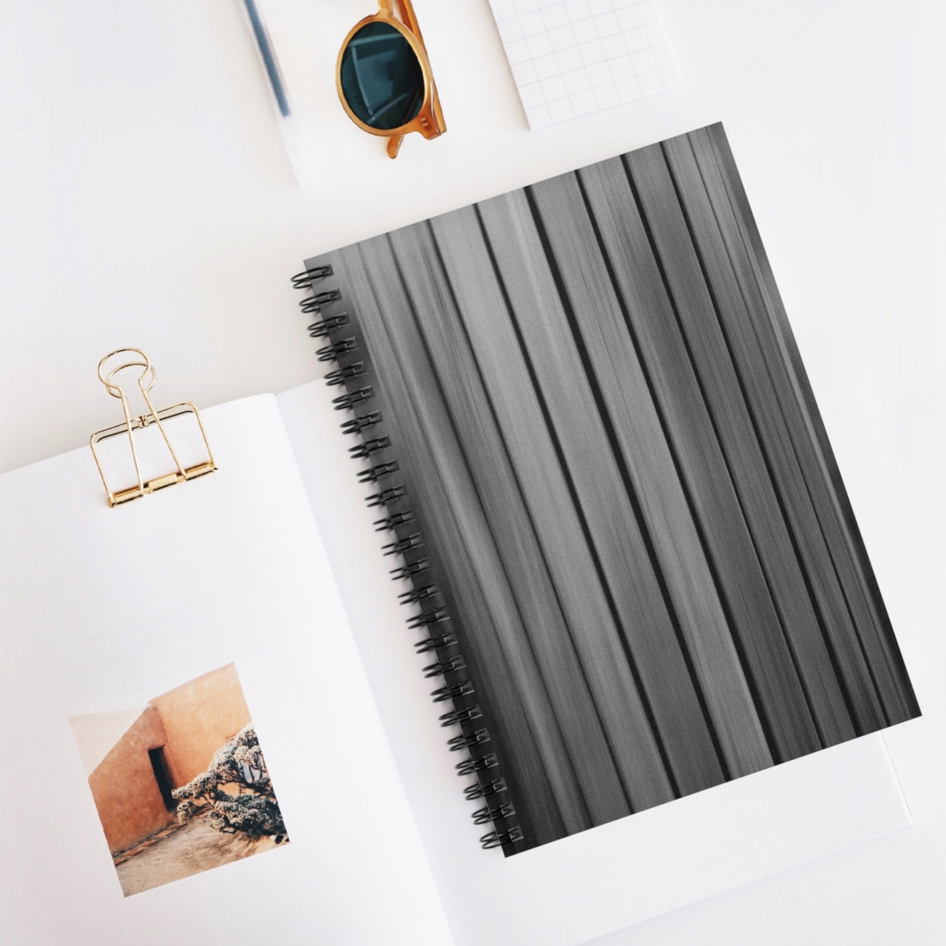 Stylish Spiral Notebook for Note-Taking and Journaling, Trendy Office Supplies, Gift for Students, Elegant Design Journal - TRV