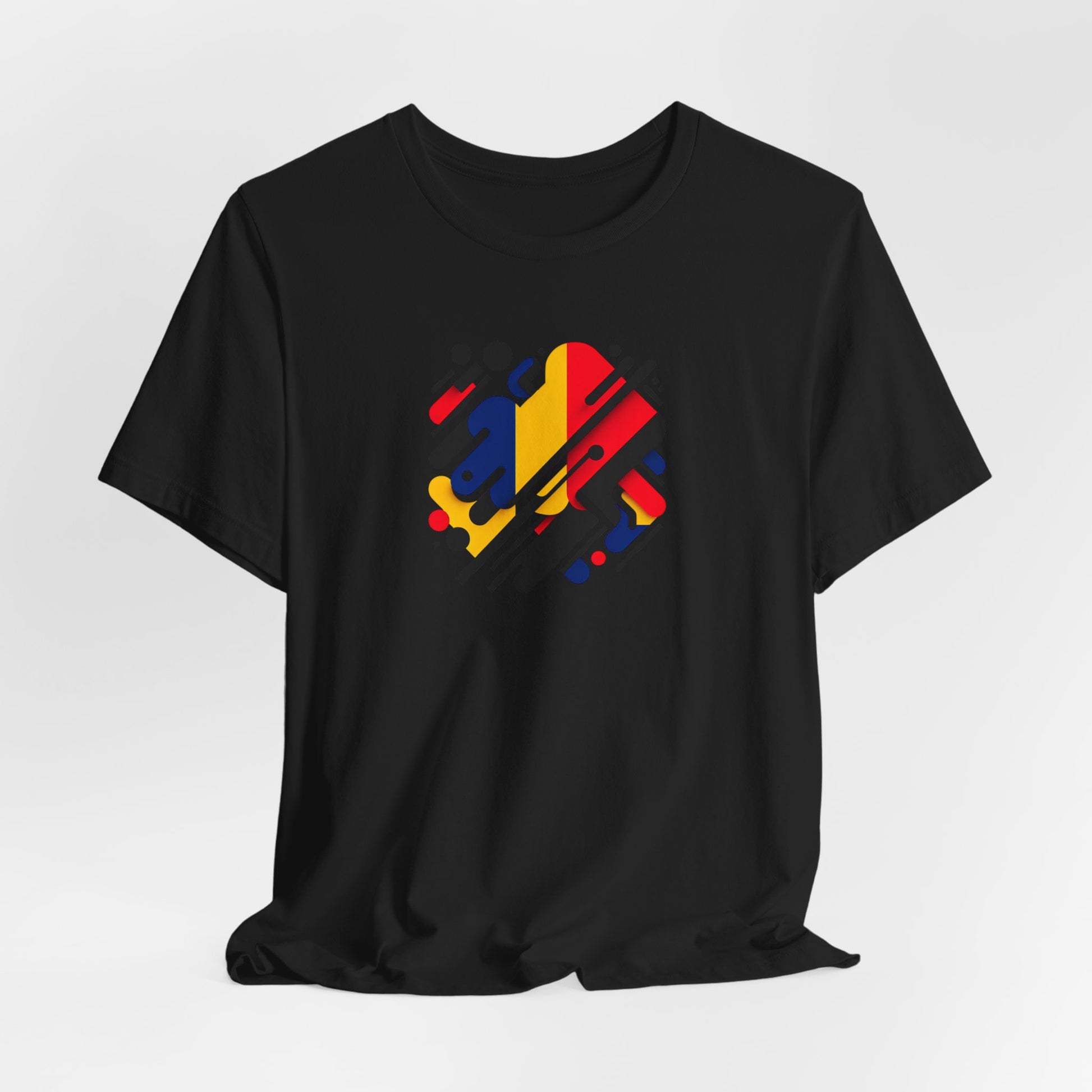 Artistic Heart Unisex Jersey Tee - Vibrant Graphic Tee, Casual Wear, Gift for Art Lovers, Birthday Surprise, Everyday Comfort - TRV