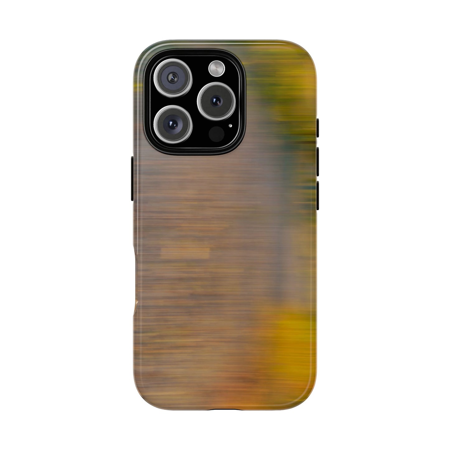 Autumn Blur Tough Phone Case — Fall Colors Protective iPhone Cover