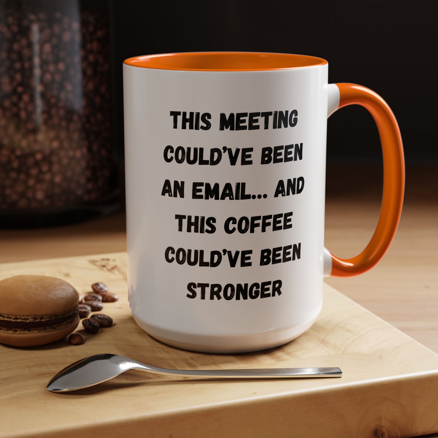 Funny Office Coffee Mug - This Meeting Could've Been an Email Mug, Gift for Coworkers, Work From Home Humor, Coffee Lover Gift, Motivational