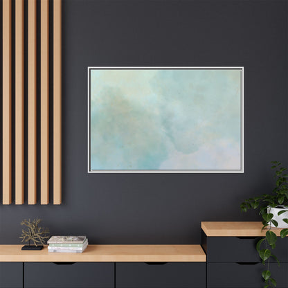 Soft Abstract Pastel Watercolor Matte Canvas