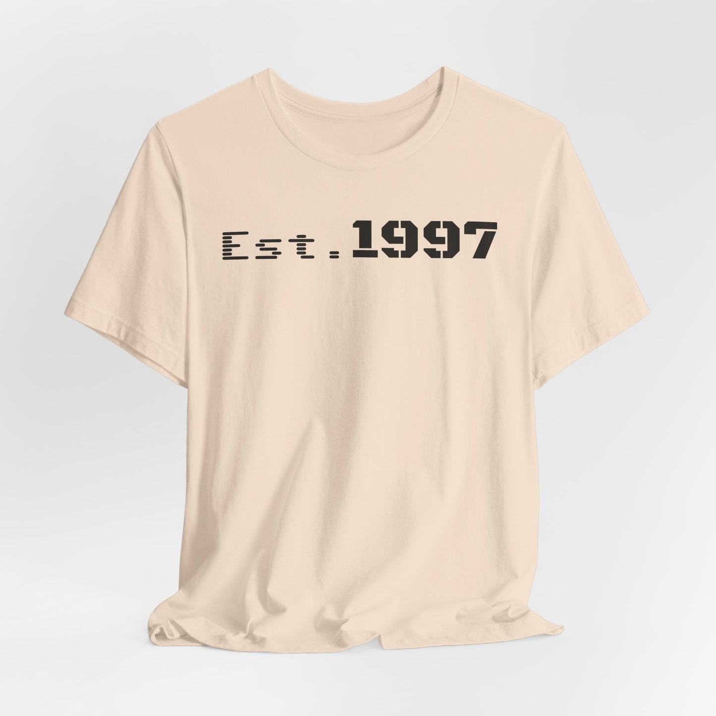 Est. 1997 Unisex Jersey Short Sleeve Tee - Vintage Style, Perfect for Birthdays, Casual Wear, Gifts, Anniversaries, Retro Fashion