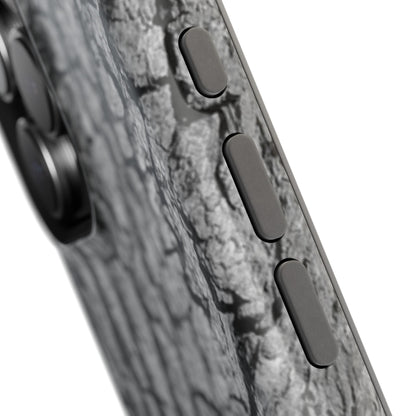 Bark Texture Magnetic Impact Phone Case