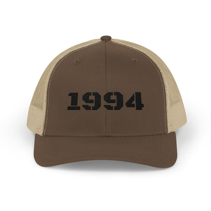 Vintage 1994 Snapback Trucker Cap, Retro Hat, Streetwear Accessory, Gift for Dad/Birthday/Graduation, Casual Outfit - TRV