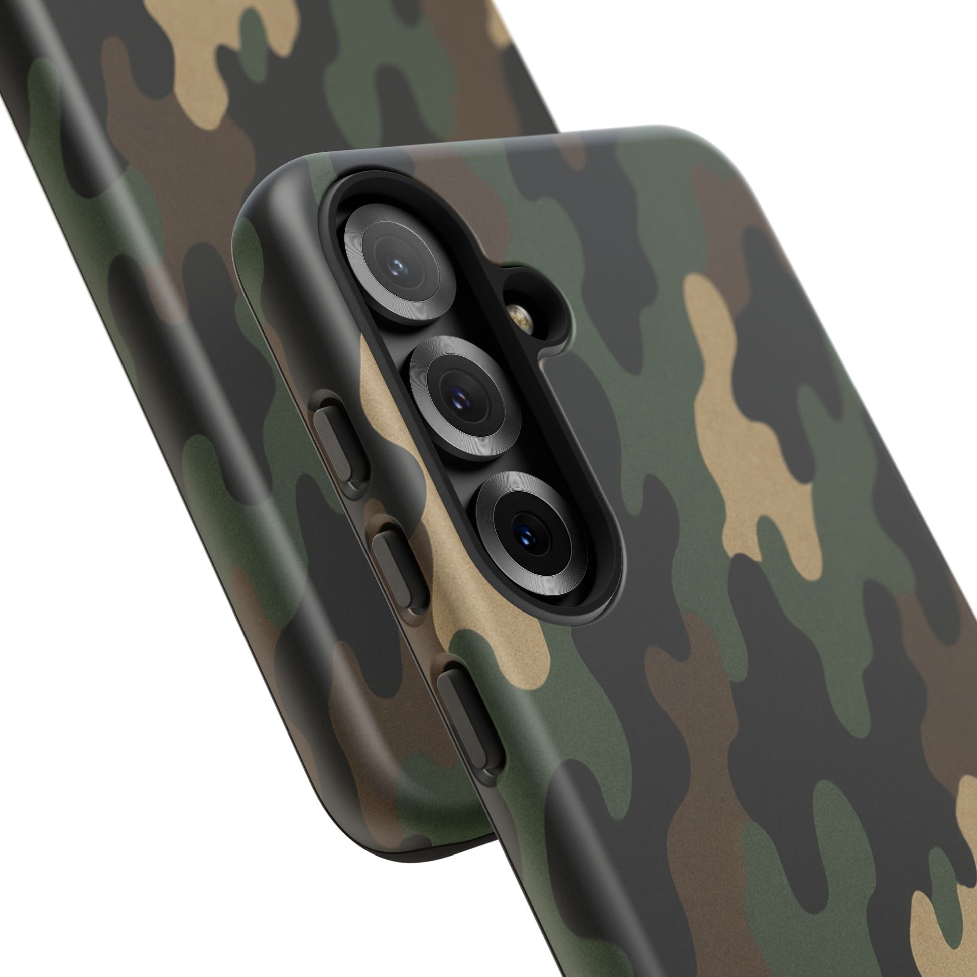 Camouflage Phone Case, Tough Cases, Military Style, Unique Phone Accessories, Gift for Him, Durable Phone Cover - TRV
