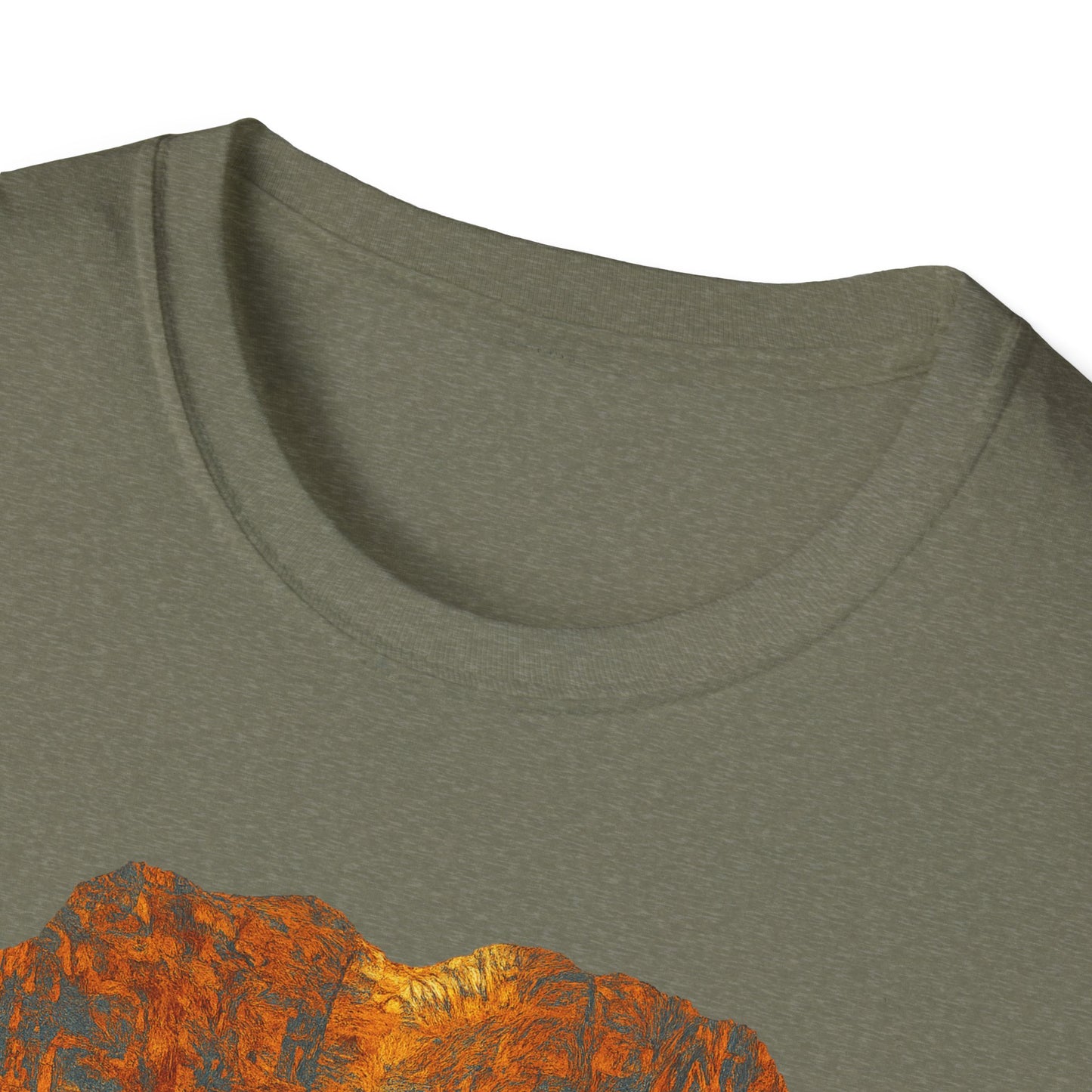 Nature-Inspired Unisex Softstyle T-Shirt, Outdoor Lover Gift, Casual Wear, Ideal for Hiking, Nature Trips, Unique Graphic Tee - TRV
