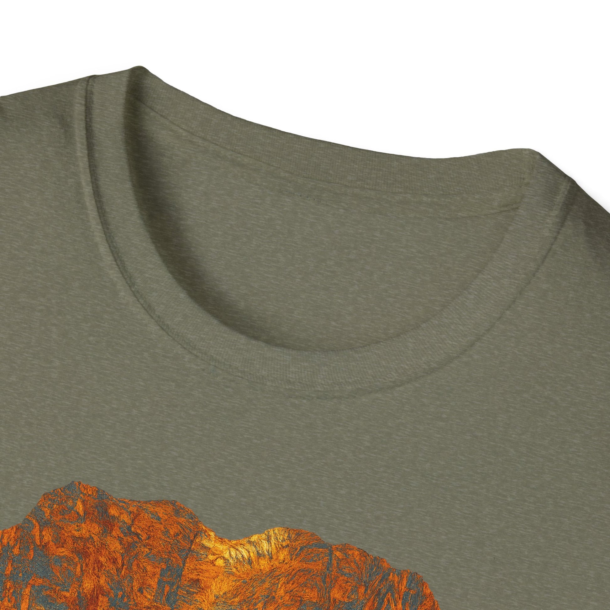 Nature-Inspired Unisex Softstyle T-Shirt, Outdoor Lover Gift, Casual Wear, Ideal for Hiking, Nature Trips, Unique Graphic Tee - TRV