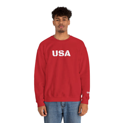 Cozy USA Unisex Crewneck Sweatshirt | Perfect Layering Piece for Every Season | Great Gift for Him/Her | Trendy Style for Casual Outings