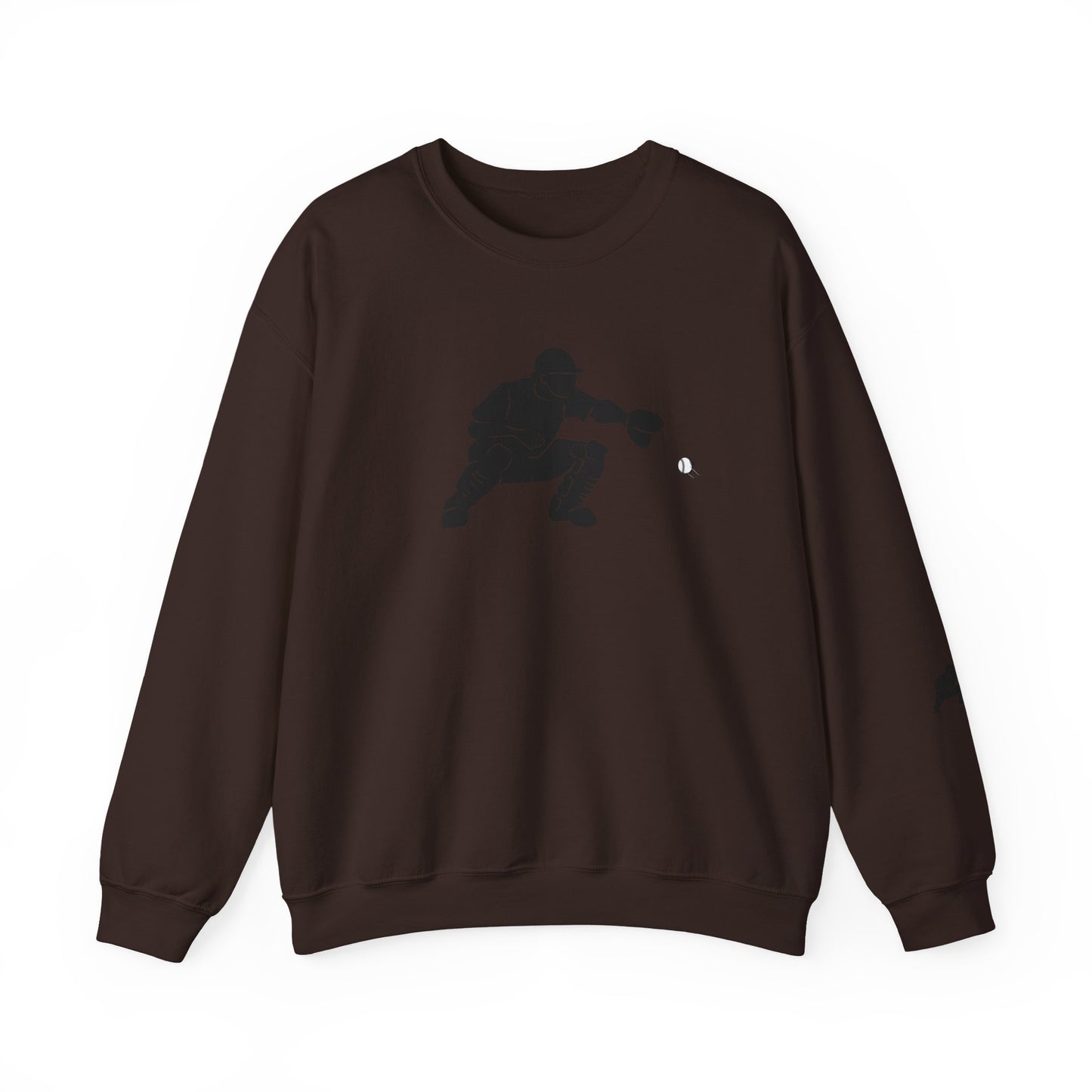 Baseball Catcher Crewneck Sweatshirt | Unisex Sports Apparel | Perfect for Game Days, Gifts, and Casual Wear | Baseball Lover's Gift - TRV