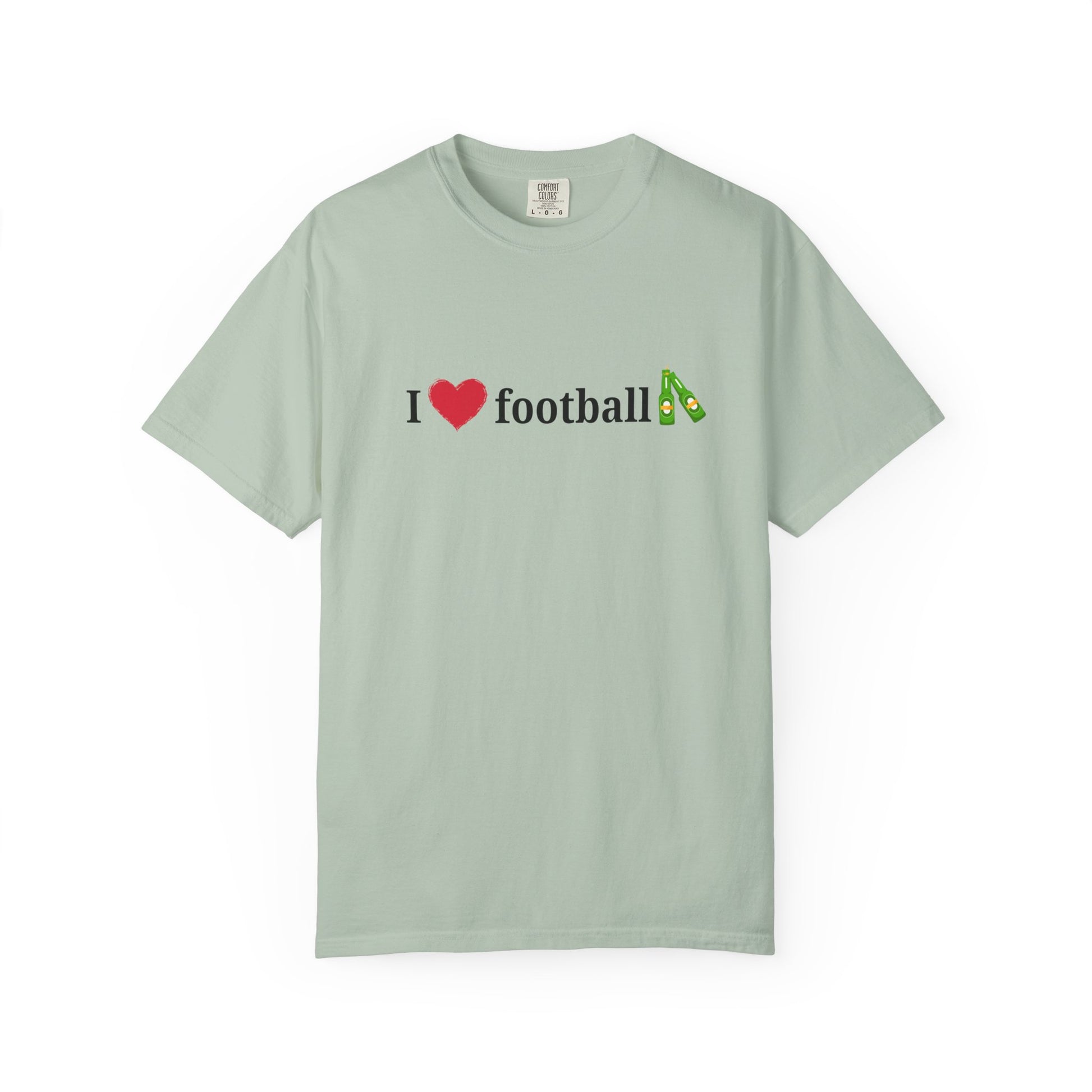 Unisex Football Love Tee - Casual Cotton T-Shirt, Gift for Sports Fans, Comfortable Daily Wear, Perfect for Game Days, Fun Summer Outfits - TRV