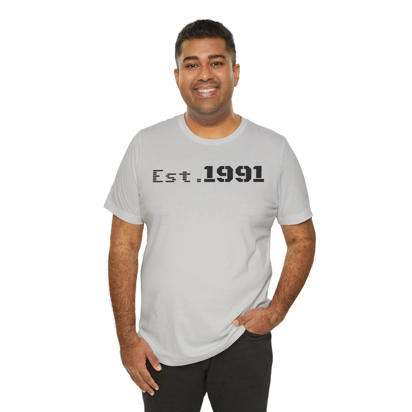 Unisex Vintage Est. 1991 Tee - Perfect Gift for Birthdays, Anniversaries, Throwback Fashion, Casual Wear, Milestone Celebrations
