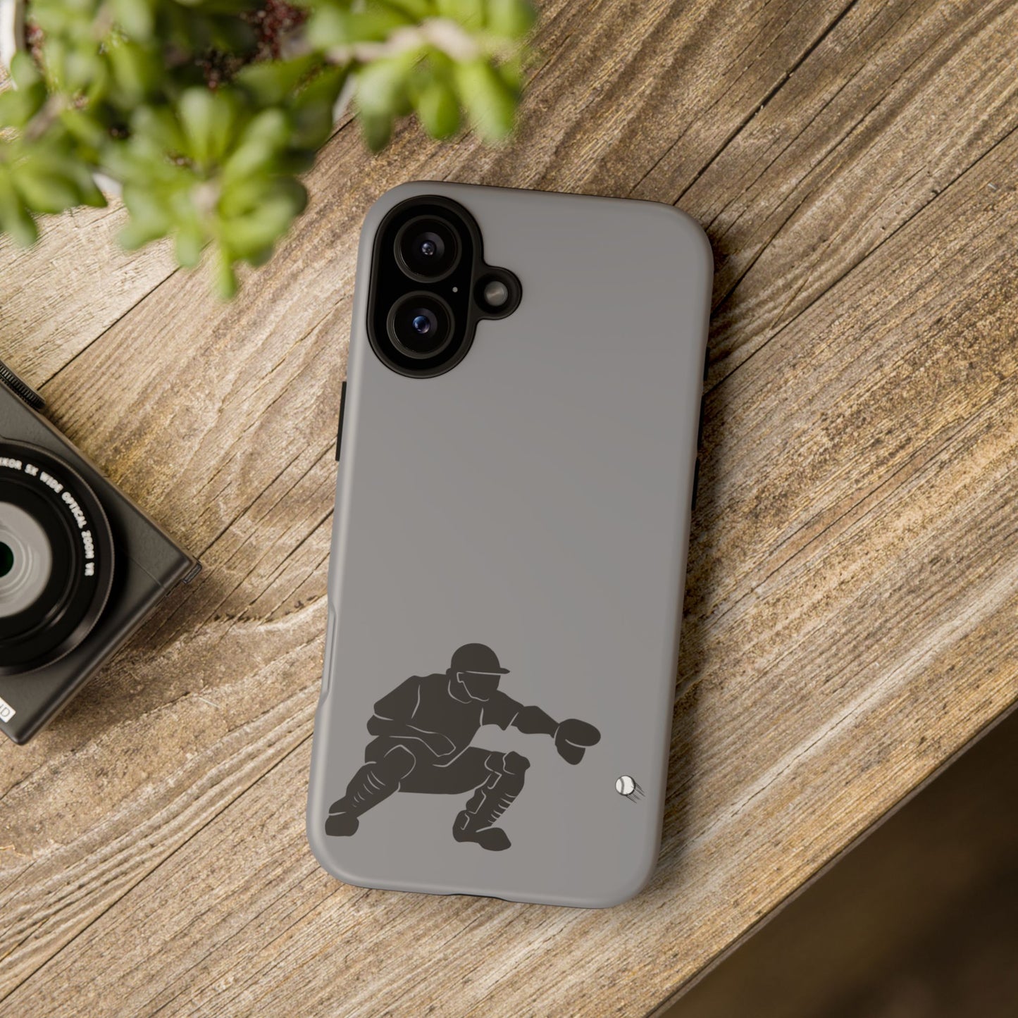 Baseball Catcher Phone Case - Tough Cases, Sports Phone Cover, Great for Athletes, Perfect Gift for Baseball Lovers, Unique Cell Phone Design - TRV