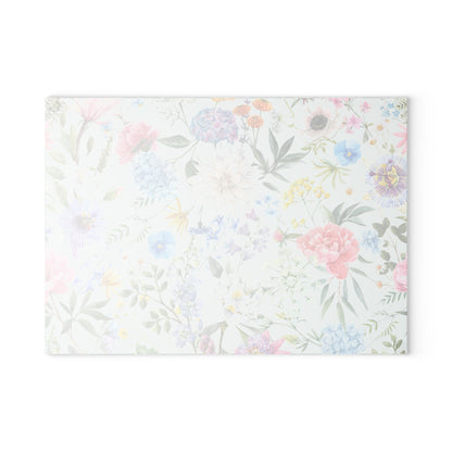 Pastel Garden Floral Glass Cutting Board - view 8