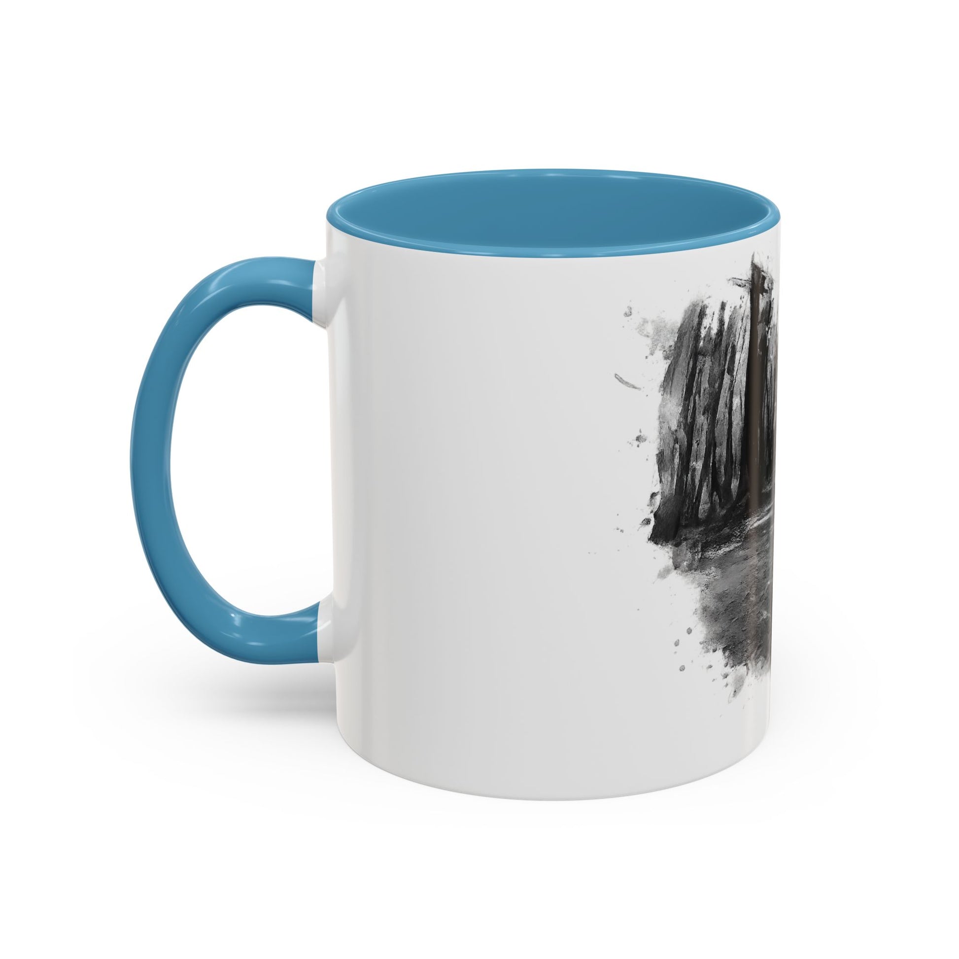 Moody Abstract Forest Coffee Mug | Unique Gift for Nature Lovers, Cozy Home Decor, Perfect for Coffee, Tea, and Hot Chocolate - TRV