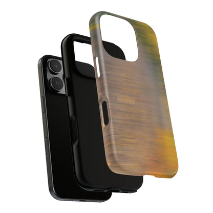 Autumn Blur Tough Phone Case — Fall Colors Protective iPhone Cover