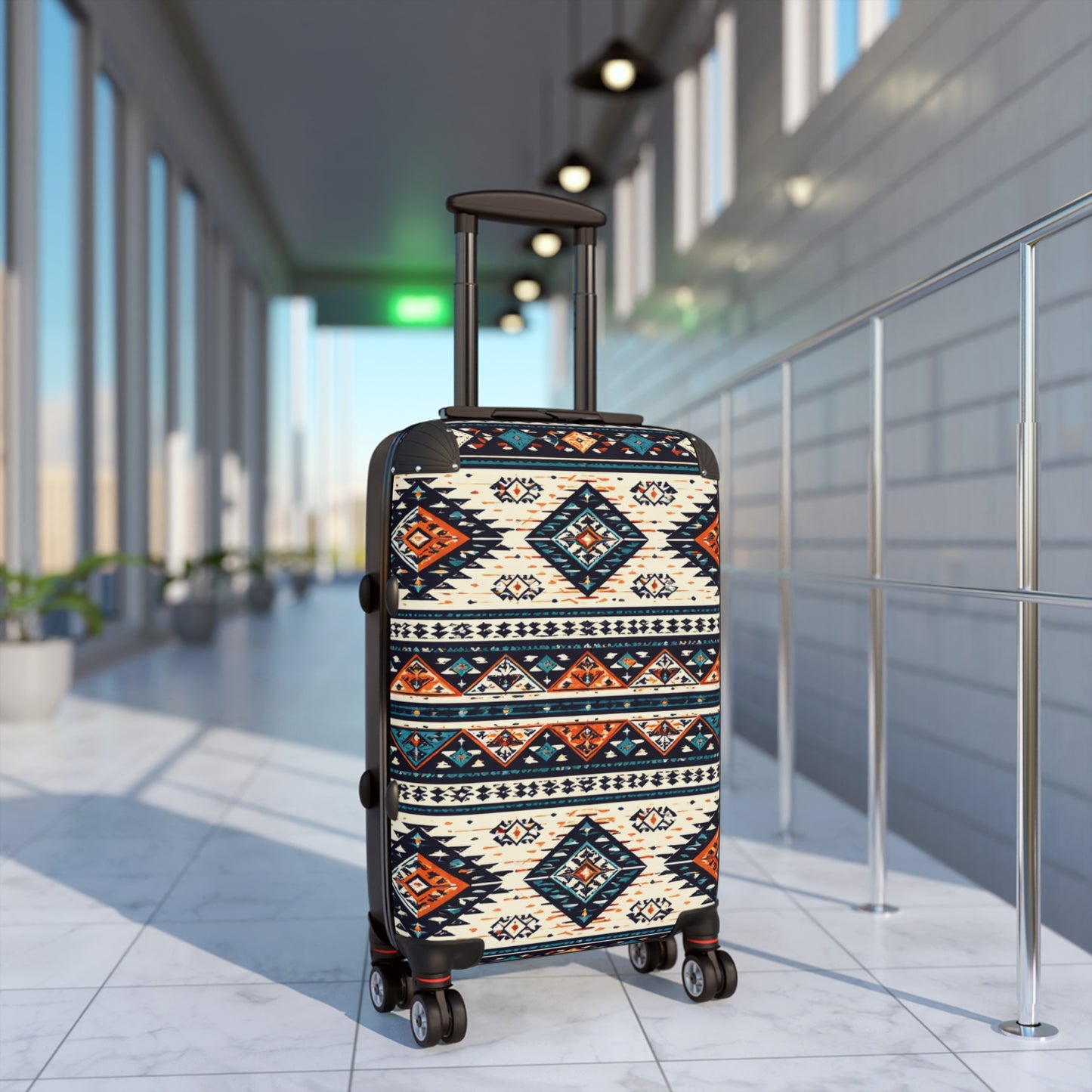 Aztec Travel Suitcase – Southwestern Pattern Carry-On Luggage